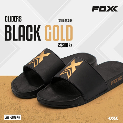 FOXX SLIDE - BLACK GOLD